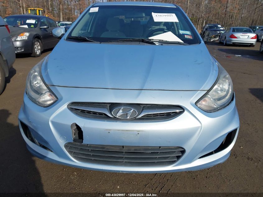 2013 Hyundai Accent Se VIN: KMHCU5AE7DU074339 Lot: 43829997