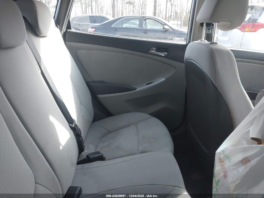 2013 Hyundai Accent Se VIN: KMHCU5AE7DU074339 Lot: 43829997