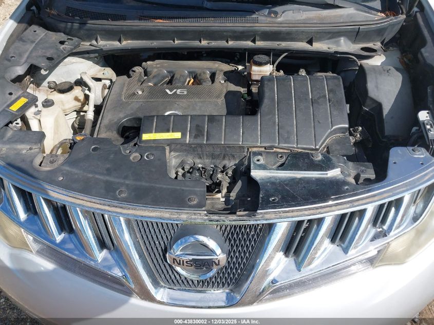 2009 Nissan Murano Le VIN: JN8AZ18W59W214120 Lot: 43830002