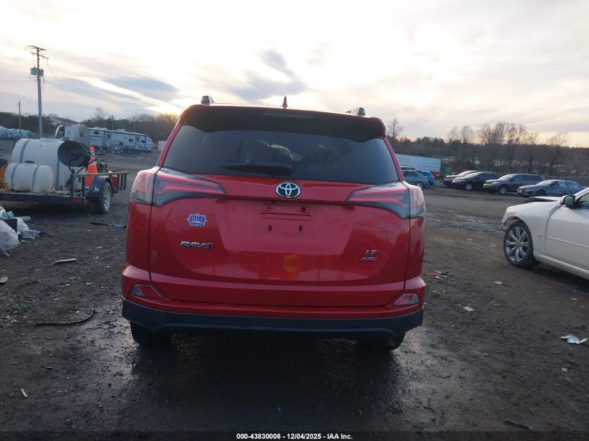 2016 Toyota Rav4 Le VIN: JTMBFREV6GJ087696 Lot: 43830006