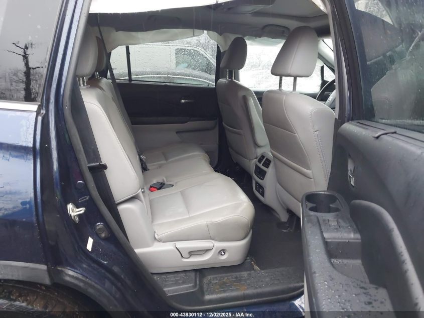 2016 Honda Pilot Touring VIN: 5FNYF6H9XGB073654 Lot: 43830112