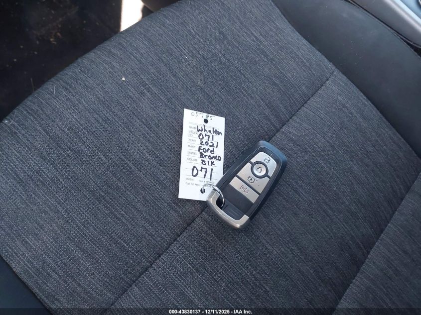 2021 Ford Bronco Sport Big Bend VIN: 3FMCR9B69MRB22656 Lot: 43830137