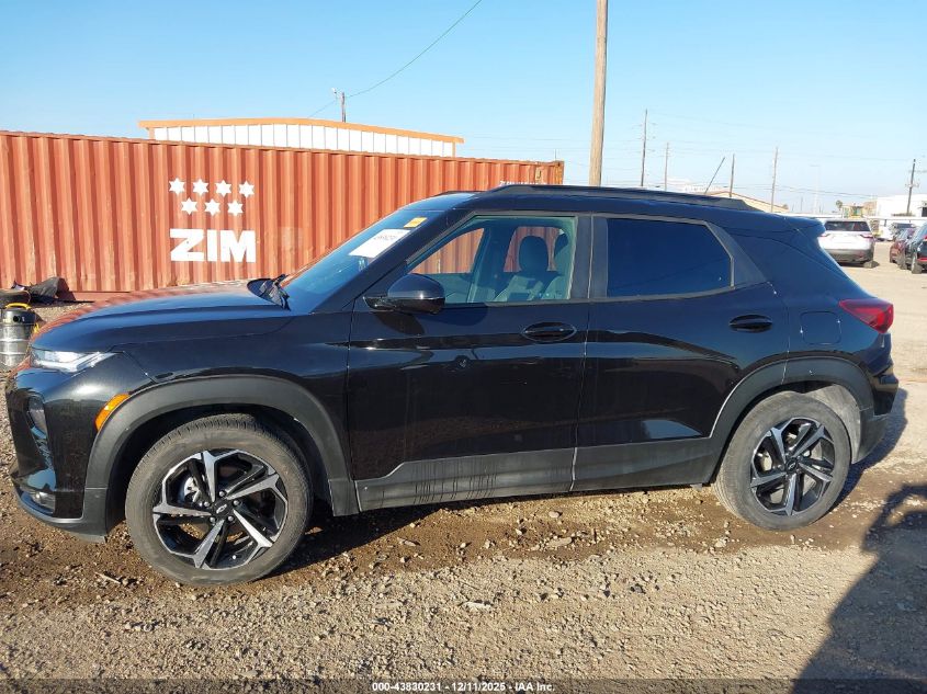 2022 Chevrolet Trailblazer Fwd Rs VIN: KL79MTSL6NB041455 Lot: 43830231