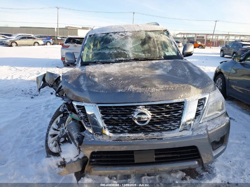 2020 Nissan Armada Sv 4Wd VIN: JN8AY2NCXLX516300 Lot: 43830386
