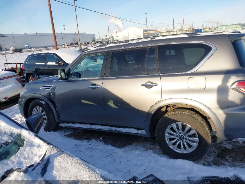 2020 Nissan Armada Sv 4Wd VIN: JN8AY2NCXLX516300 Lot: 43830386