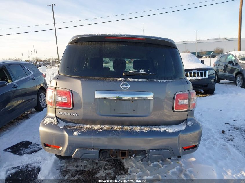 2020 Nissan Armada Sv 4Wd VIN: JN8AY2NCXLX516300 Lot: 43830386