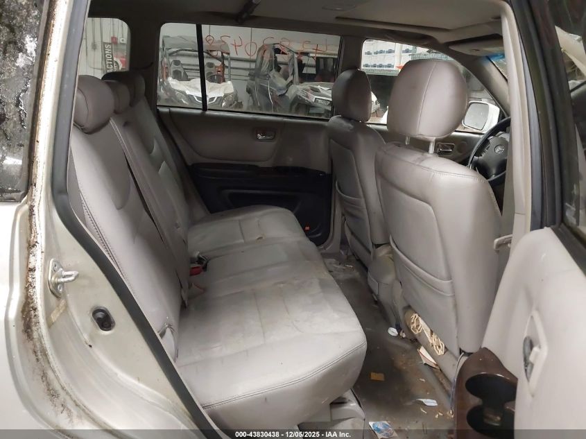 2003 Toyota Highlander Limited V6 VIN: JTEGF21A930080611 Lot: 43830438