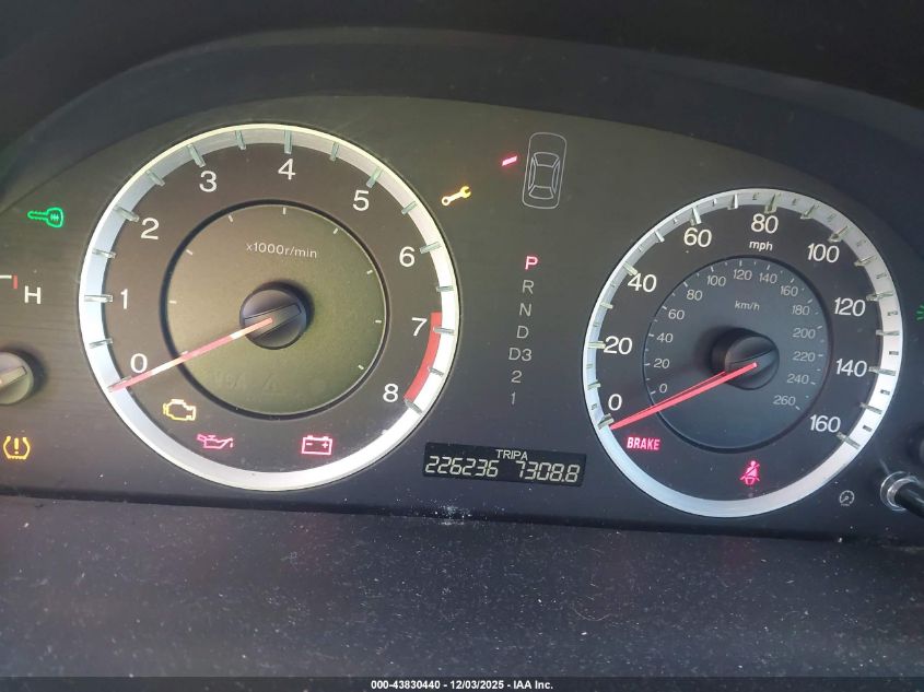 2008 Honda Accord 3.5 Ex-L VIN: 1HGCP36818A073666 Lot: 43830440