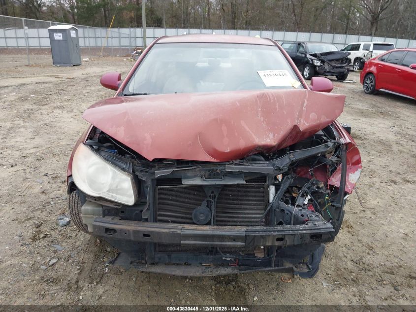 2009 Hyundai Elantra Gls VIN: KMHDU46D09U700593 Lot: 43830445