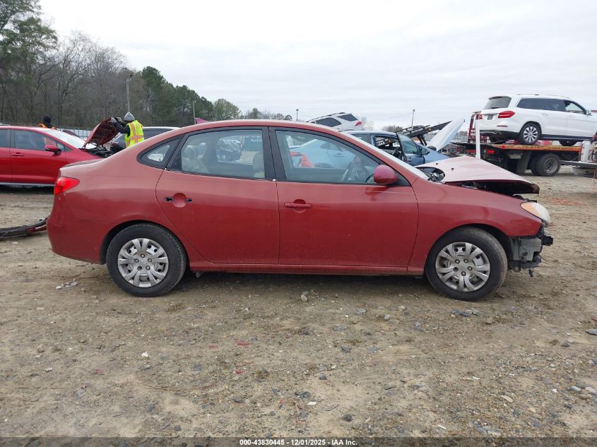 2009 Hyundai Elantra Gls VIN: KMHDU46D09U700593 Lot: 43830445