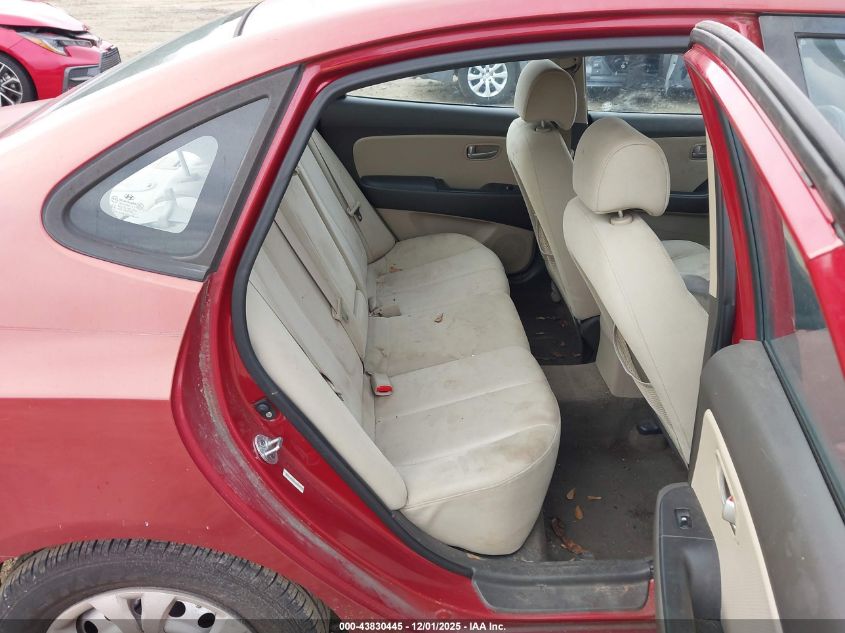 2009 Hyundai Elantra Gls VIN: KMHDU46D09U700593 Lot: 43830445