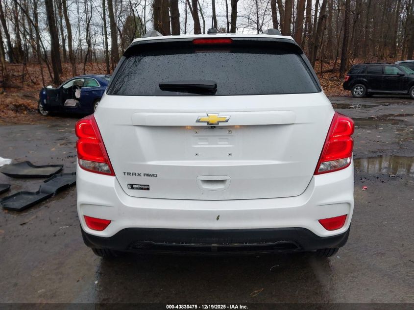 2022 Chevrolet Trax Awd Lt VIN: KL7CJPSM5NB533120 Lot: 43830475