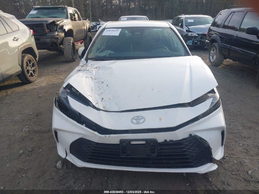 2025 Toyota Camry Le VIN: 4T1DAACK0SU006065 Lot: 43830493