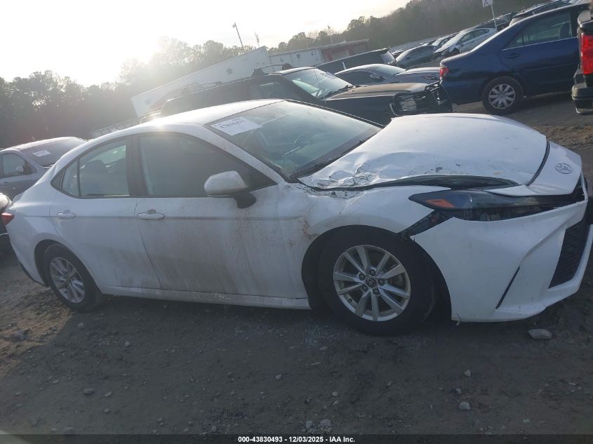 2025 Toyota Camry Le VIN: 4T1DAACK0SU006065 Lot: 43830493