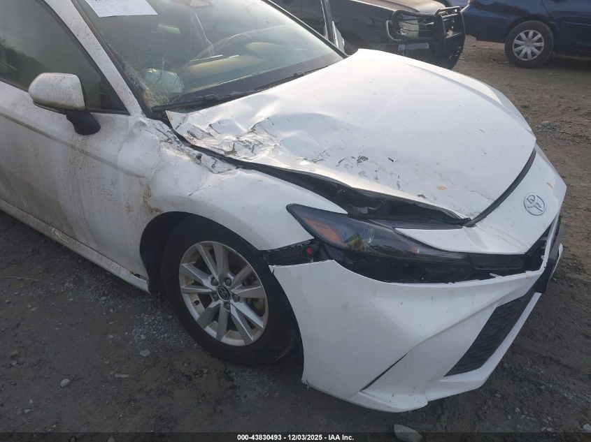 2025 Toyota Camry Le VIN: 4T1DAACK0SU006065 Lot: 43830493