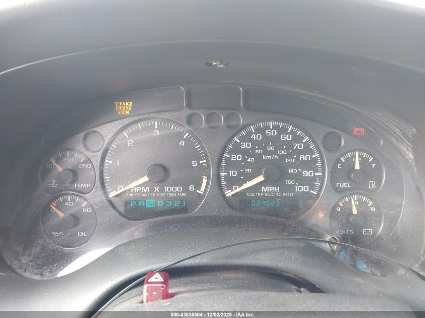 2002 GMC Sonoma Sls VIN: 1GTDT19W128230222 Lot: 43830504