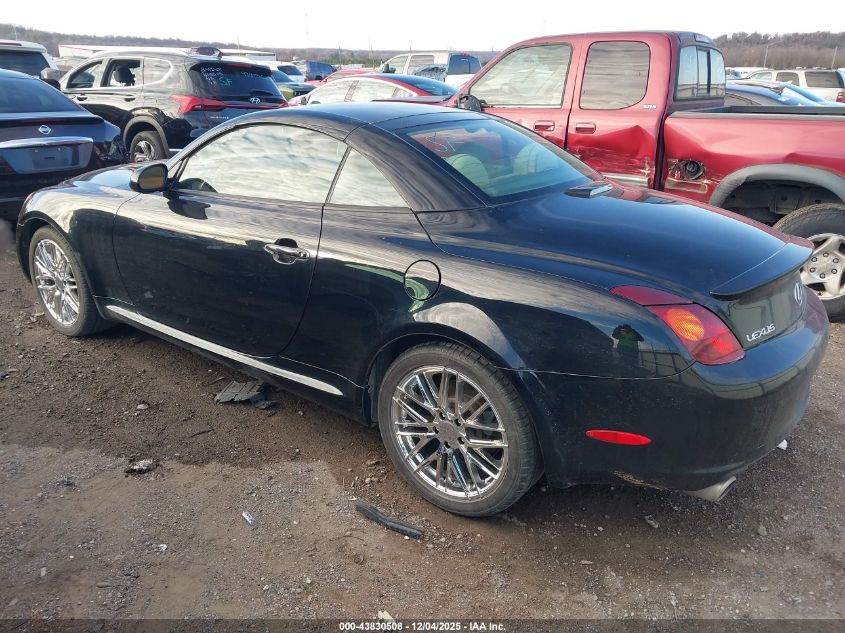 2002 Lexus Sc 430 VIN: JTHFN48Y720016694 Lot: 43830508