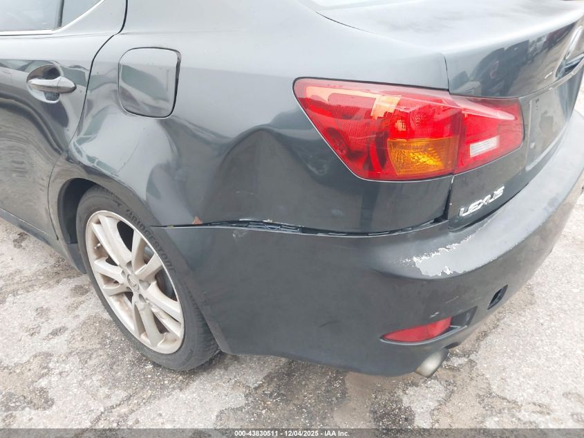 2007 Lexus Is 250 VIN: JTHBK262372040304 Lot: 43830511