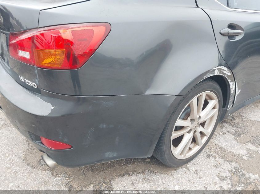 2007 Lexus Is 250 VIN: JTHBK262372040304 Lot: 43830511