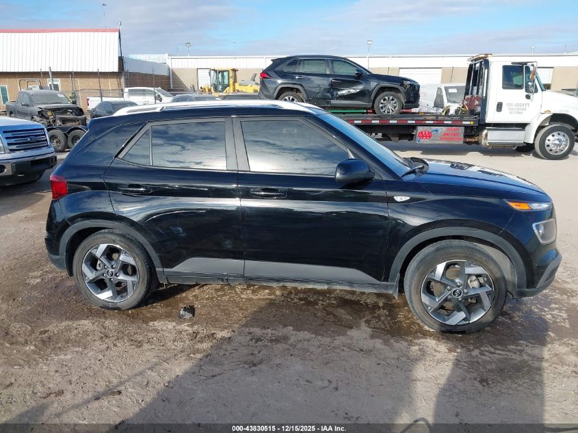 2022 Hyundai Venue Sel VIN: KMHRC8A31NU186942 Lot: 43830515