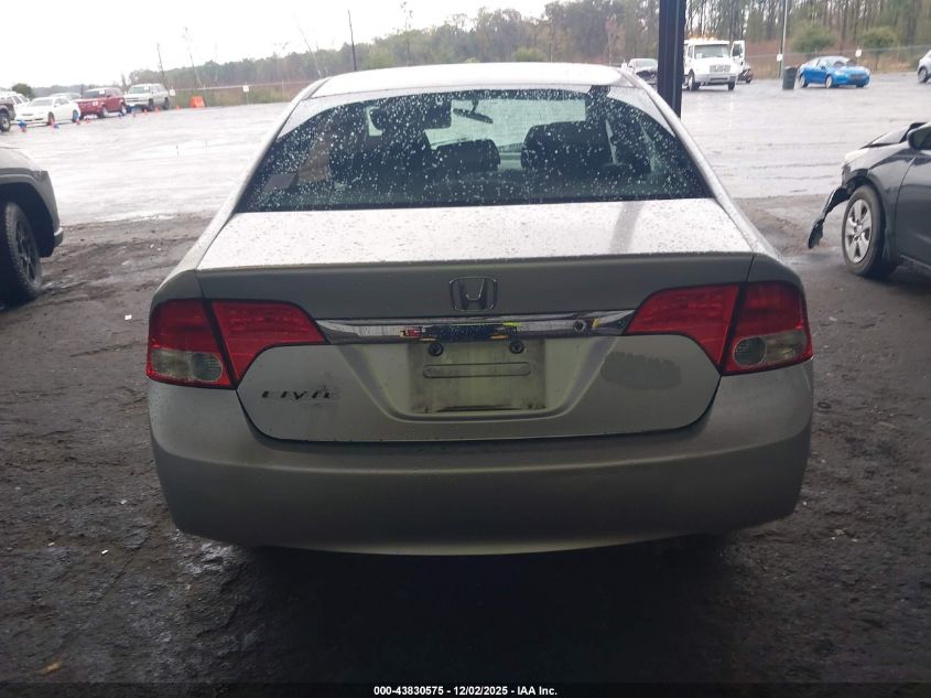 2009 Honda Civic Lx VIN: 19XFA16569E024419 Lot: 43830575