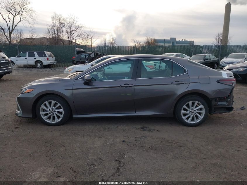 2021 Toyota Camry Le VIN: 4T1C11AK7MU410272 Lot: 43830580