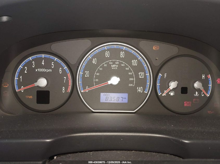 2008 Hyundai Santa Fe Gls VIN: 5NMSG13D78H134251 Lot: 43830675