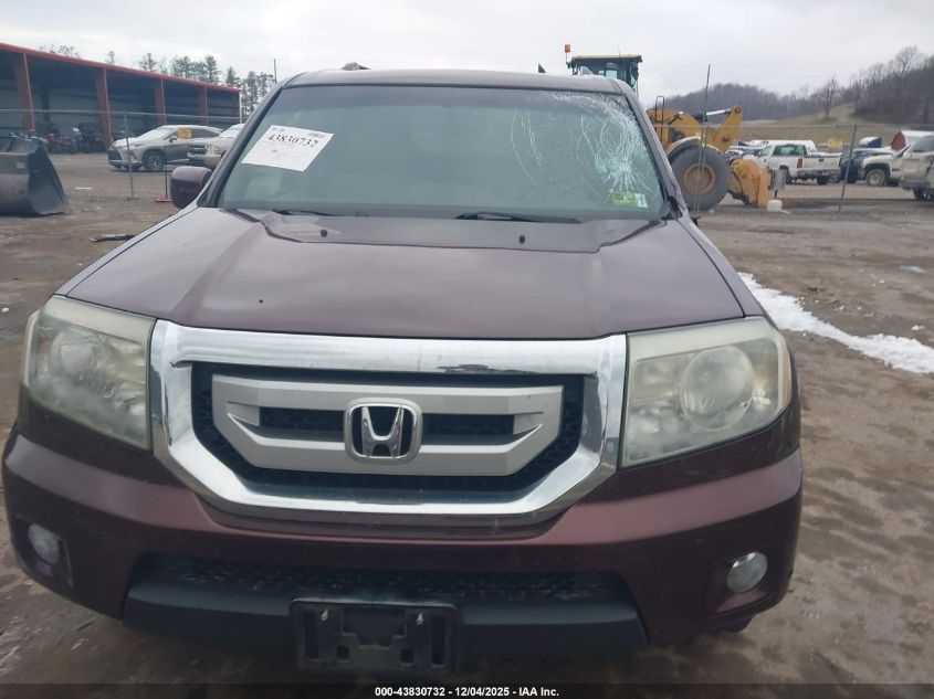 2011 Honda Pilot Touring VIN: 5FNYF4H93BB033557 Lot: 43830732