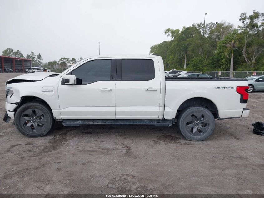 2022 Ford F-150 Lightning Lariat VIN: 1FT6W1EV2NWG03216 Lot: 43830768