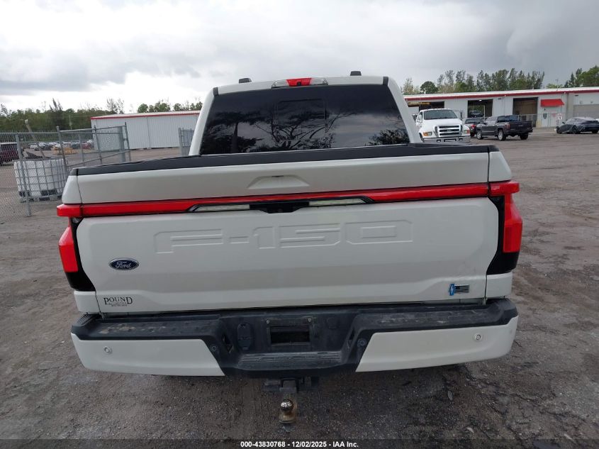 2022 Ford F-150 Lightning Lariat VIN: 1FT6W1EV2NWG03216 Lot: 43830768