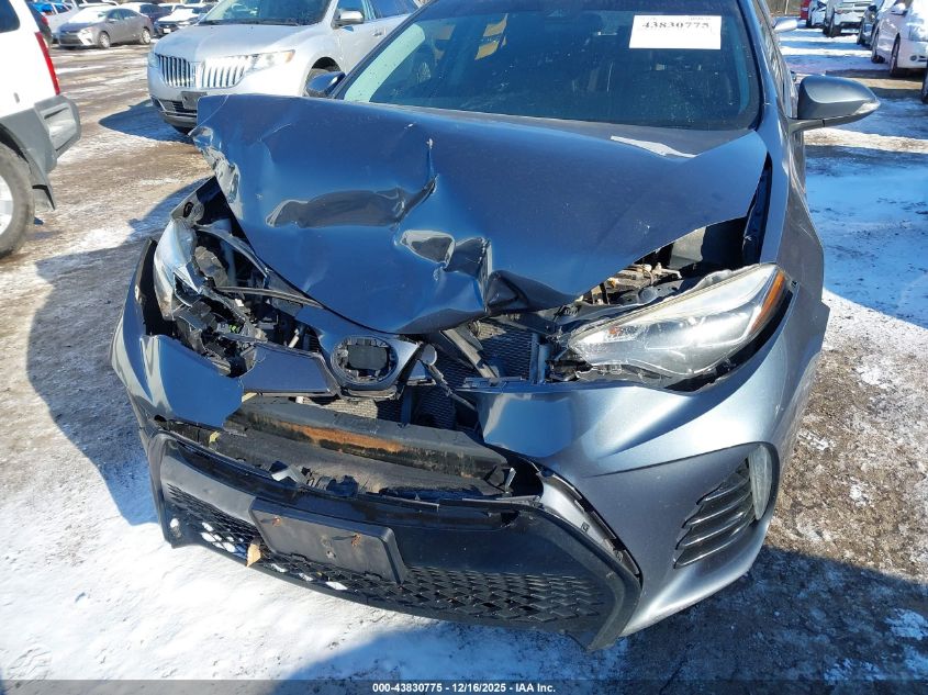 2017 Toyota Corolla Se VIN: 2T1BURHE9HC864161 Lot: 43830775