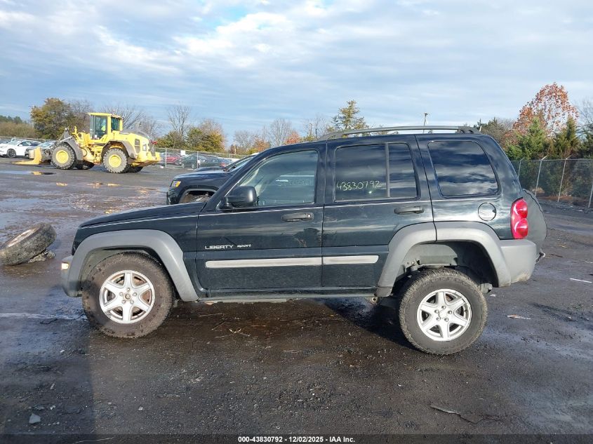 2002 Jeep Liberty Sport VIN: 1J4GL48K42W226250 Lot: 43830792