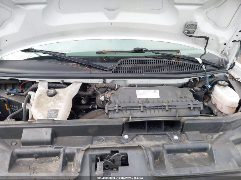 2023 Chevrolet Express Cargo Rwd 2500 Regular Wheelbase Wt VIN: 1GCWGAFP6P1109017 Lot: 43830803