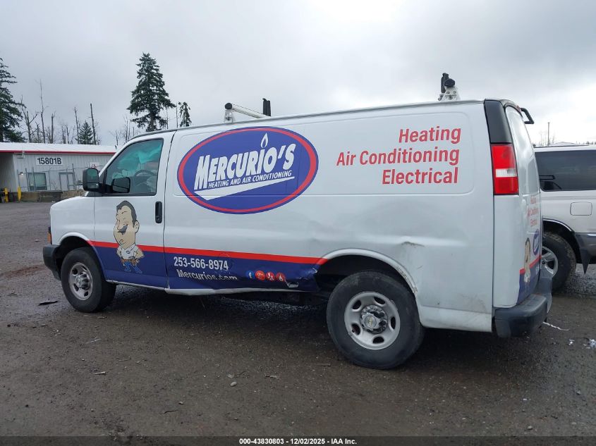 2023 Chevrolet Express Cargo Rwd 2500 Regular Wheelbase Wt VIN: 1GCWGAFP6P1109017 Lot: 43830803