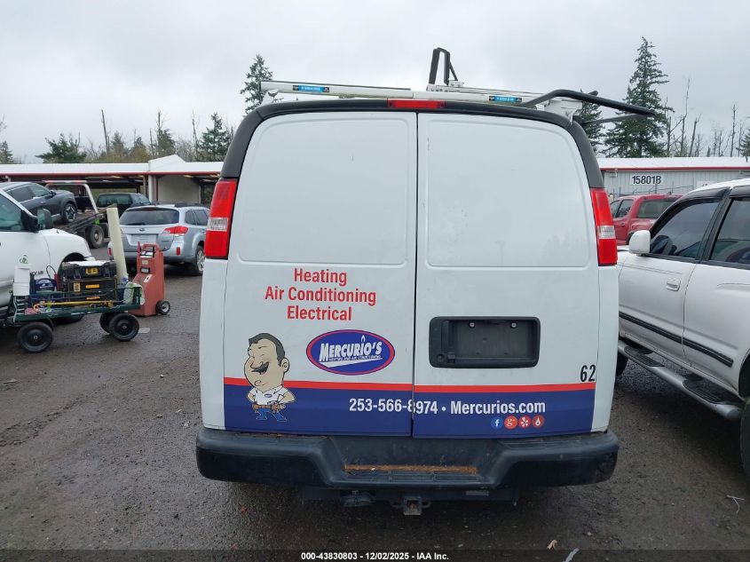 2023 Chevrolet Express Cargo Rwd 2500 Regular Wheelbase Wt VIN: 1GCWGAFP6P1109017 Lot: 43830803