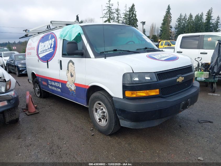 2023 Chevrolet Express Cargo Rwd 2500 Regular Wheelbase Wt VIN: 1GCWGAFP6P1109017 Lot: 43830803