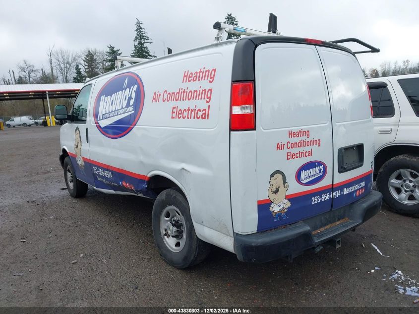 2023 Chevrolet Express Cargo Rwd 2500 Regular Wheelbase Wt VIN: 1GCWGAFP6P1109017 Lot: 43830803