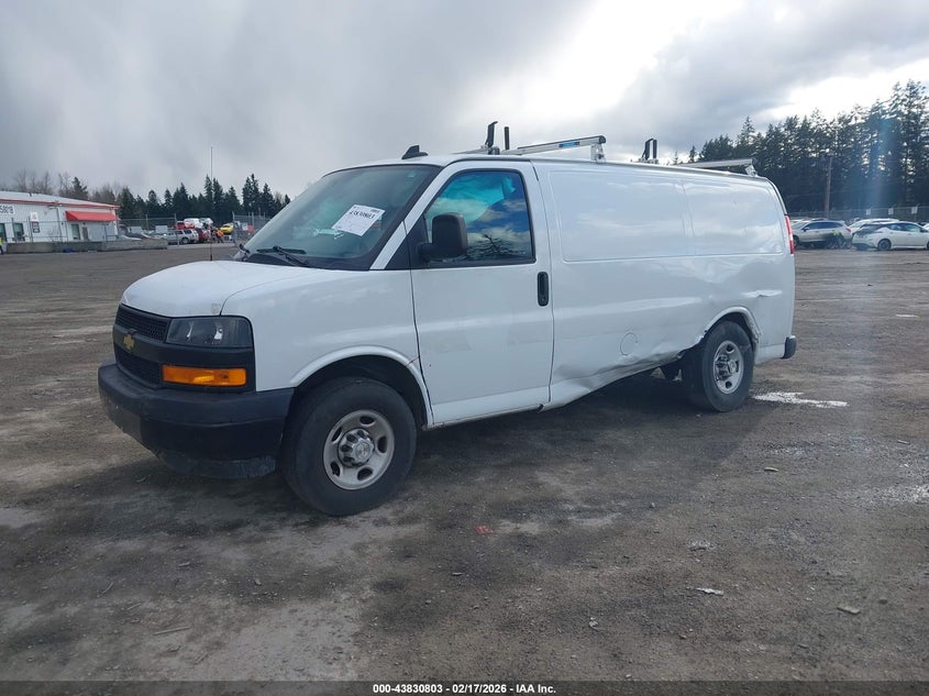 Vin: 1gcwgafp6p1109017, lot: 44326295, chevrolet express cargo rwd 2500 regular wheelbase wt 20232