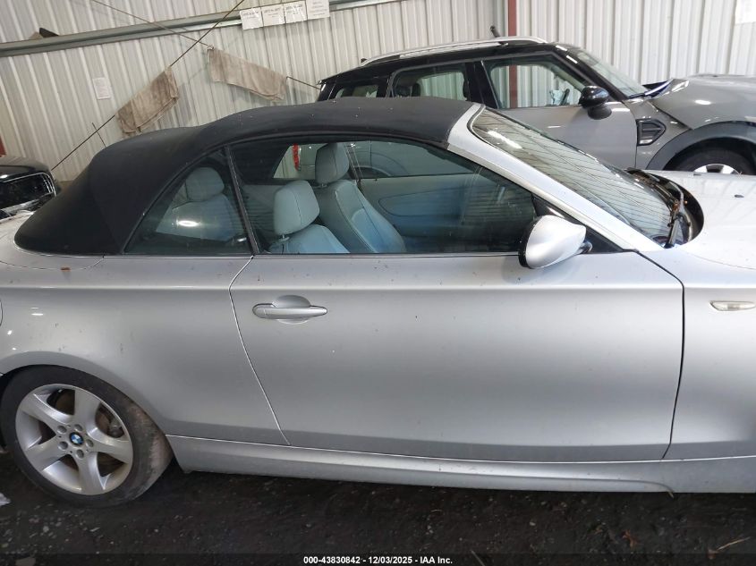 2008 BMW 135I VIN: WBAUN93548VF55000 Lot: 43830842