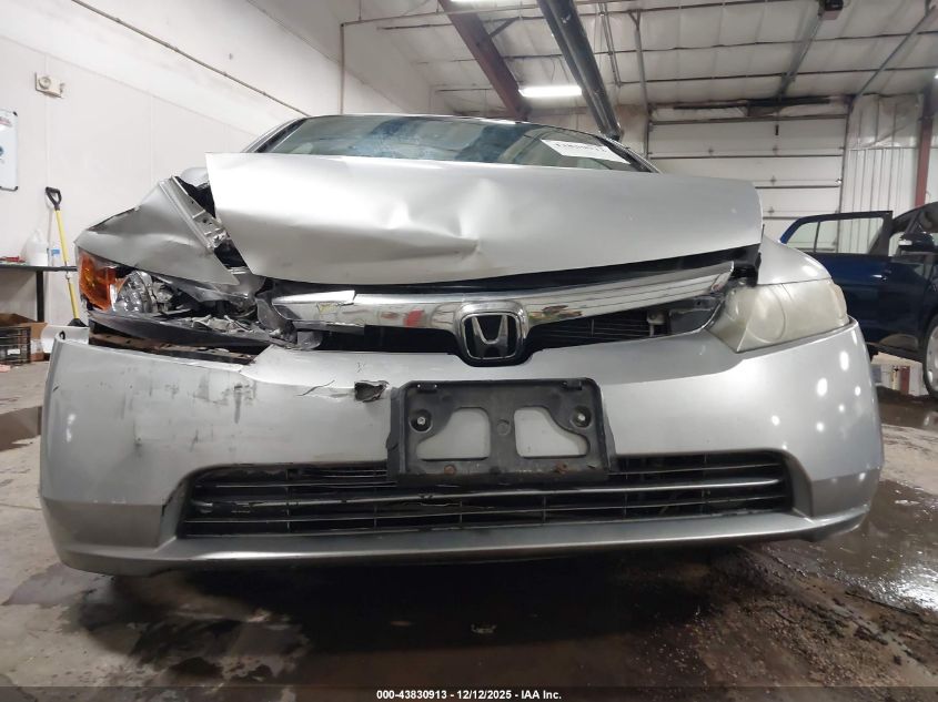 2006 Honda Civic Lx VIN: 1HGFA16596L067804 Lot: 43830913