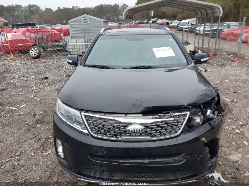 2014 Kia Sorento Sx VIN: 5XYKW4A75EG537765 Lot: 43830921