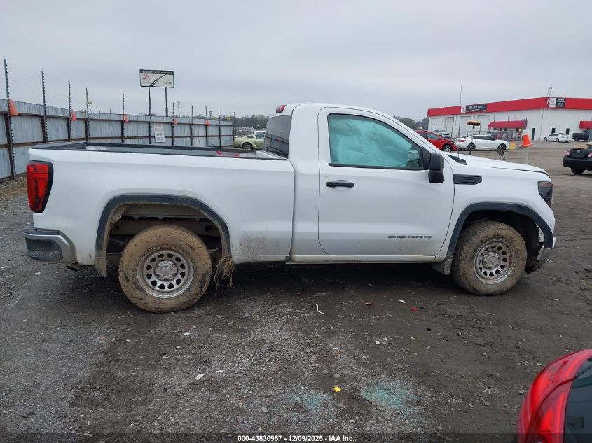 2024 GMC Sierra 1500 2Wd Standard Box Pro VIN: 3GTNHAEK6RG339532 Lot: 43830957