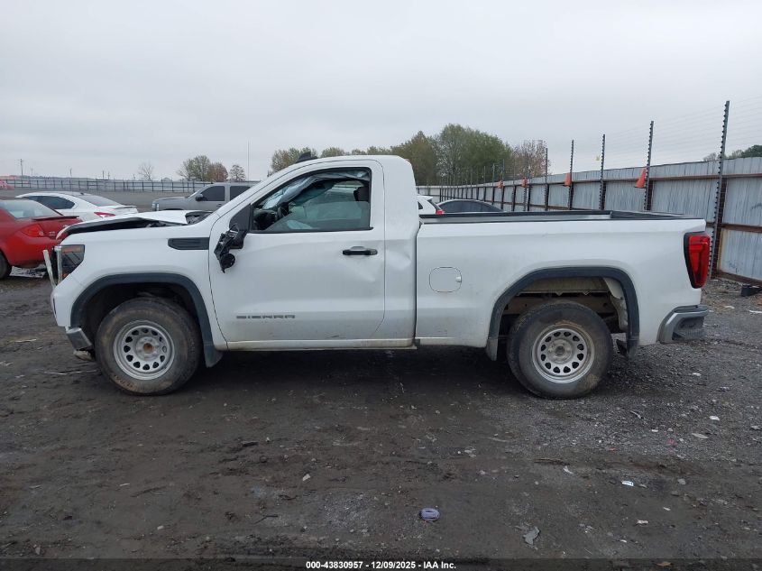 2024 GMC Sierra 1500 2Wd Standard Box Pro VIN: 3GTNHAEK6RG339532 Lot: 43830957