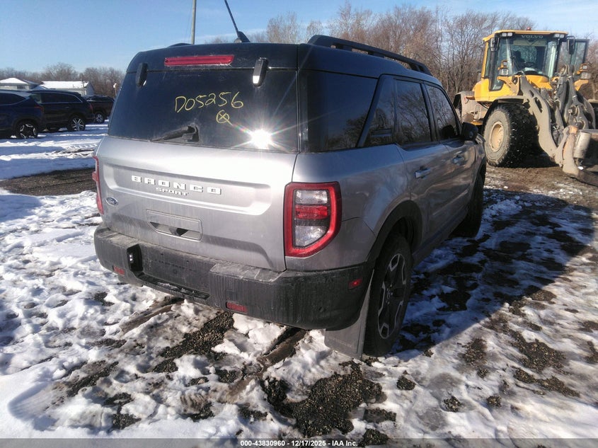 Vin: 3fmcr9c66prd05256, lot: 44326452, ford bronco sport outer banks 20234