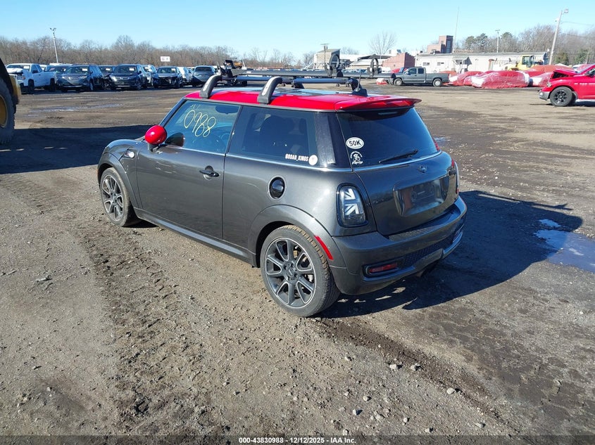 Vin: wmwsv3c56dt479545, lot: 44326480, mini hardtop cooper s 20133
