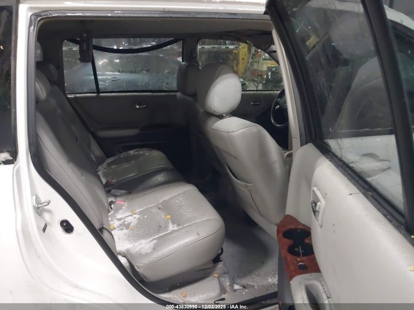 2005 Toyota Highlander Limited V6 VIN: JTEDP21AX50087621 Lot: 43830990