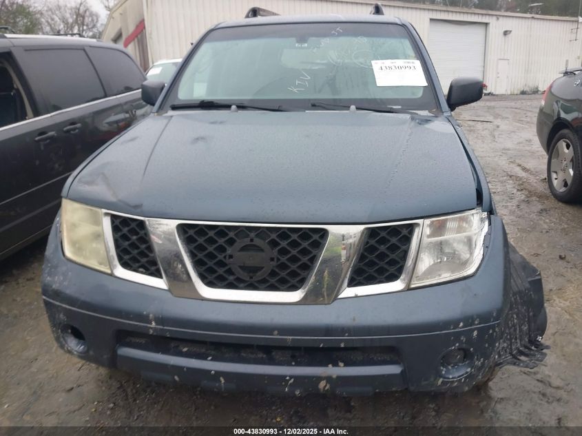 2006 Nissan Pathfinder S VIN: 5N1AR18U66C680240 Lot: 43830993