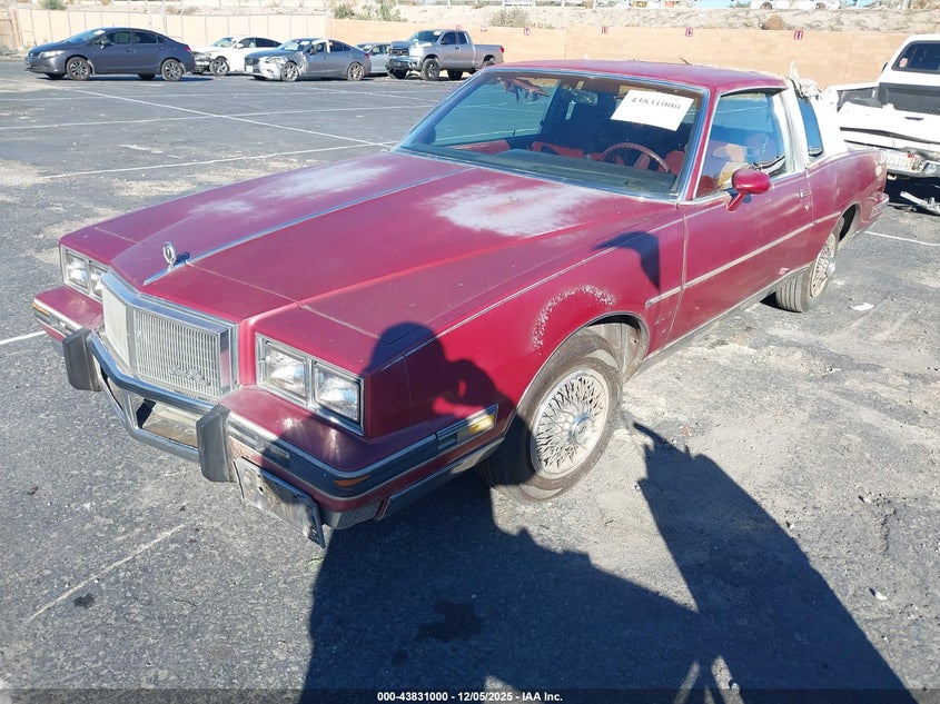 1G2AK37A8EB243702 1984 PONTIAC GRAND PRIX photo no. 2
