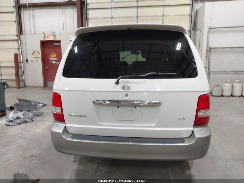2004 Kia Sedona Ex/Lx VIN: KNDUP131046565133 Lot: 43831012