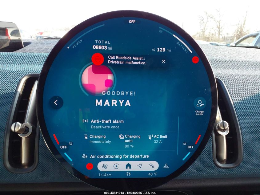 2025 Mini Se Countryman Se All4 VIN: WMZ53GA09S7R56933 Lot: 43831013